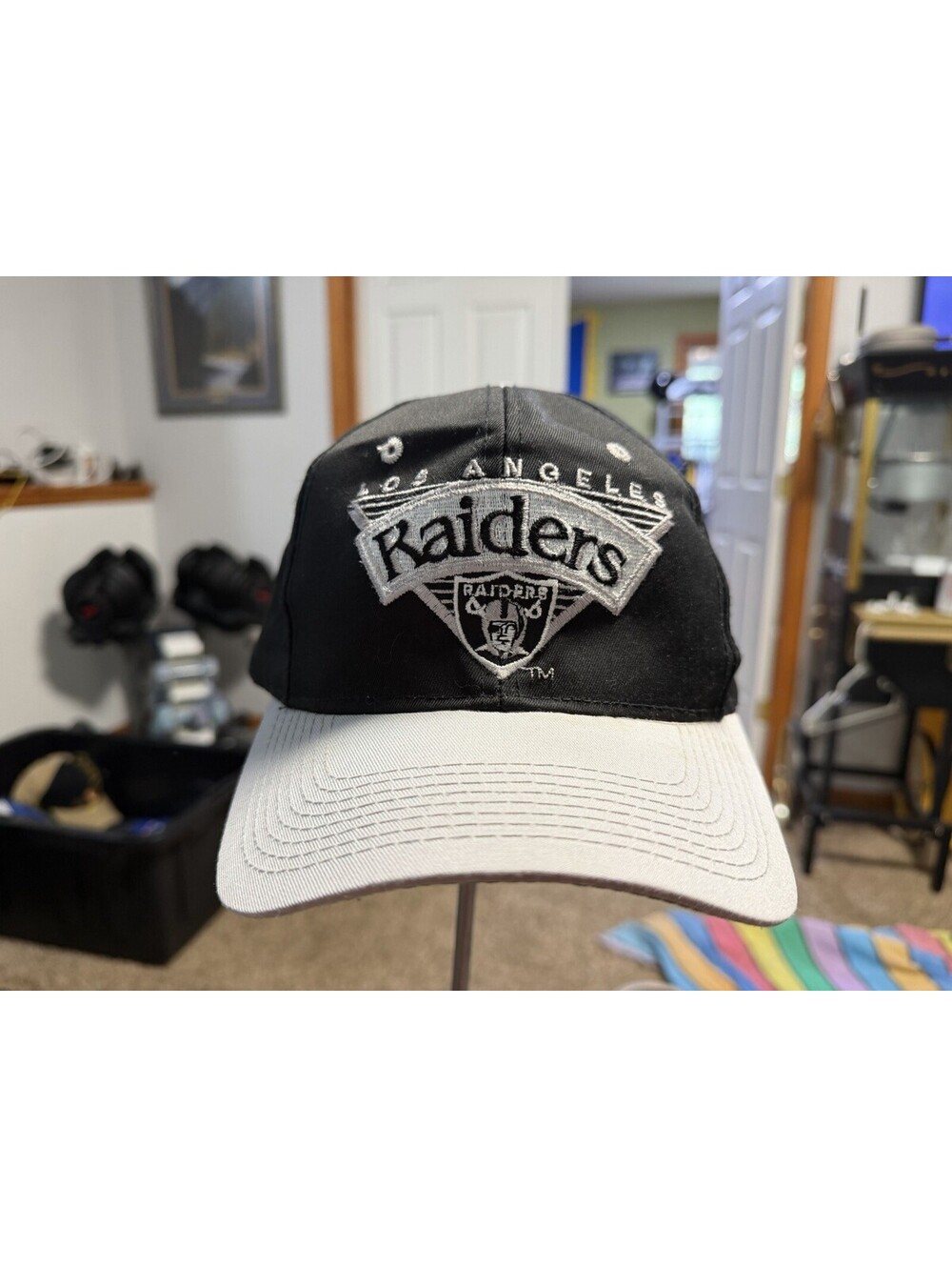 Vintage Los Angeles Raiders Youngan Team NFL Snapback Hat